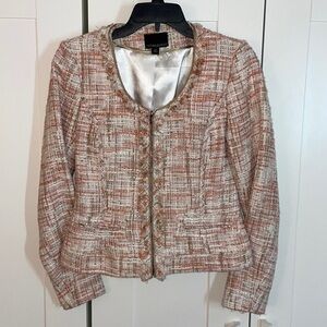 Cynthia Rowley Pink Tweed Blazer *XS